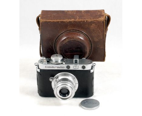 Ensign Multex Model O #H21714. With Multar 80mm f3.5 lens (condition 5F). With original lens cap and ERC.[R]