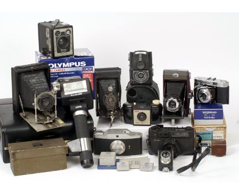 Box of Collectible Cameras inc Vito IIa. (condition 3F). In original box &amp; outer with case and accessories. Also various 