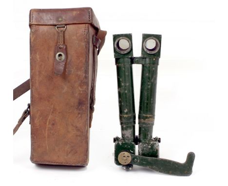 A "Rabbit" or "Donkey" Ears 8x24 Trench Periscope. #12750 Green painted and marked "Decicrades MG S.R.P. (condition 5F). With
