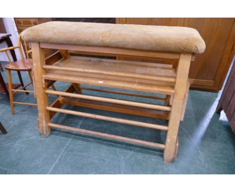 Vintage gymnasium vaulting horse  