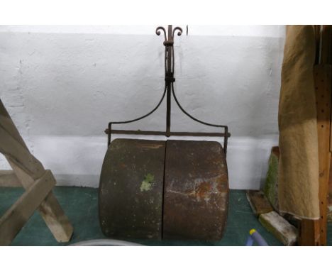 Vintage garden roller 