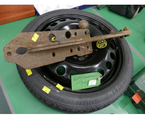 GM/Vauxhall 17" wheel and metal towing equipment 