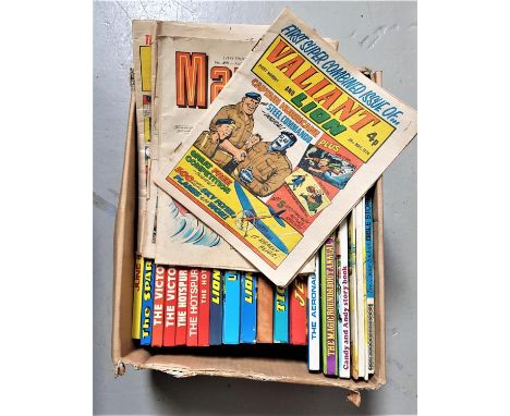 SELECTION OF CHILDRENS ANNUALSincluding The Victor, The Hotspur Book For Boys, Lion Annual, Tiger Annual, The Aeronauts, Jet,