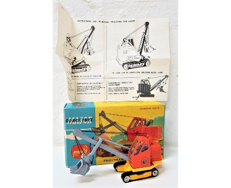 BOXED CORGI 1128 PRIESTMAN CUB SHOVELwith original instructions and box 