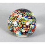 A MILLEFIORI PAPERWEIGHT.
