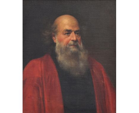 Robert Goodloe Harper Pennington (1854-1920), portrait of Professor James Joseph Sylvester 1814-1897, mathematician, oil on c
