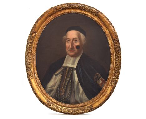 Michael Dahl (1659-1743), portrait of Peter Mews 1619-1706, Bishop of Winchester, oil on canvas, 76 x 64cm 