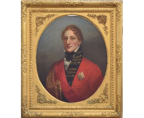 Attributed to George Theodore Berthon, 1806-1892, portrait of Lt General Sir Gordon Drummond, GCB 1772-1854, oil on canvas, 9