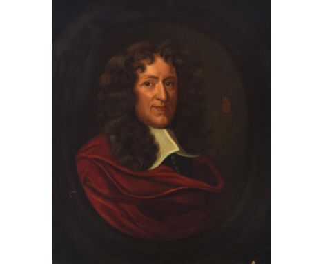 Circle of Mary Beale (1633-1699), portrait of Sir John Pettus 1613-1685, oil on canvas, 76 x 63.5cm 