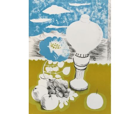 Mary Fedden LG RA, British 1915-2012- 'The Lamp'; lithograph printed in colours, signed and numbered 119/250 in pencil, 56 x 