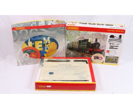 Hornby OO gauge model railways including The Royal Scot train pack with 4-6-2 Princess Alexandria locomotive with certificate