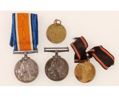 WWI war medal to 67705 PTE A G STEPHEN KOYLI (King's Own Yorkshire Light Infantry), WWI war medal to 43896 PTE D MITCHELL ESS