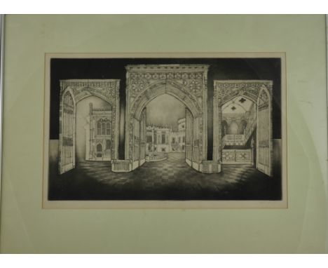 Strawberry Hill, Twickenham, limited edition print (50/100), signed Gautier lower right, 33 x 51.5cm, together with a print o
