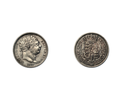 George III (1760-1820), Sixpences (2), 1816 and 1817, new coinage, laureate head right, date below, rev. crowned shield in ga