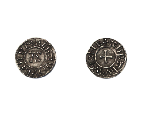 Danish East Anglia (885-915), Penny, St. Edmund memorial coinage, moneyer Adradus, large A, +SC EADMVMD RC, rev. cross pattée