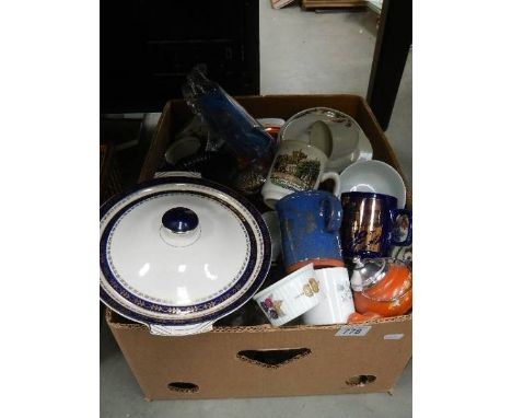 A good box of ceramic items. Collect only.