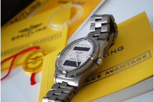 breitling aerospace white dial