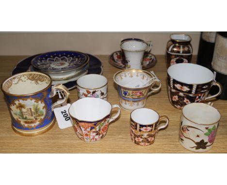 A collection of Royal Worcester, Royal Doulton, Spode and Royal Crown Derby ceramics, including an armorial plate, a cream ju