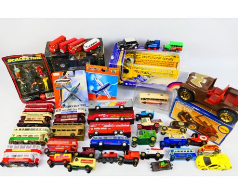 Siku - Corgi - Matchbox - A collection of boxed and loose models including a Siku Tower Crane # 4112, a carded Sky Busters Ci