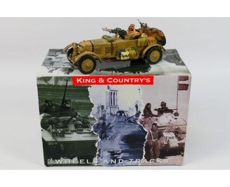King and Country - A boxed Limited Edition King & Country EA42 8th Army Desert Bentley. The model with seated SAS driver come