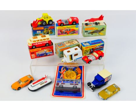 Matchbox - Super Fast - 11 x boxed/unboxed Matchbox die-cast model vehicles and aircraft - Lot includes a Matchbox Superfast 