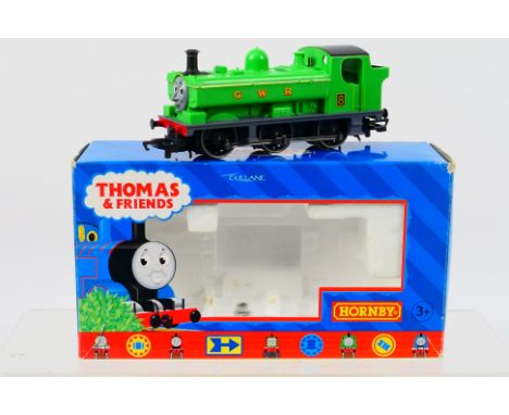 Hornby - A boxed OO gauge Thomas and Friends #R382 Duck 0-6-0 locomotive - Locomotive appears in excellent condition. Slight 