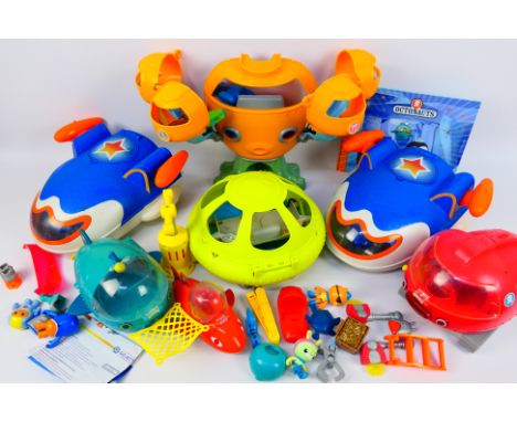 Mattel - Meomi Octonauts - A collection of unboxed Octonauts toys including figures and vehicles. They show some signs of use