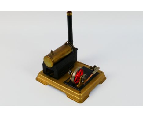 Fleischmann - An unboxed and unmarked Static Steam Engine similar to a Fleischmann . The model comes with burner tray and sho
