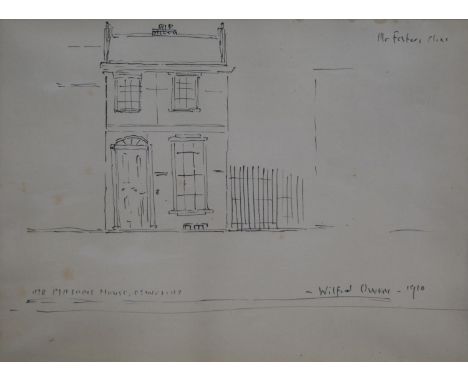 BRITISH SCHOOL - MR MASON'S HOUSE OSWESTRY; CHARLES DARWIN'S BIRTHPLACE SHREWSBURY, TWO, BOTH BEAR SIGNATURE, DATE AND INSCRI