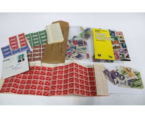 Stamps to include a quantity of unused vintage stamp sheets, etc (a lot) 