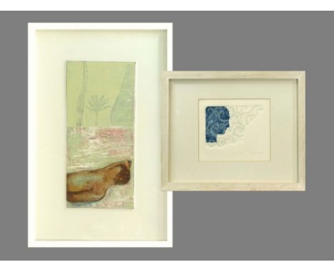 NAOMI FREARS. Two works: 'Still Mad About the Boy'. Acrylic on board. Signed & titled. Signed, titled & dated 2001 to the rev