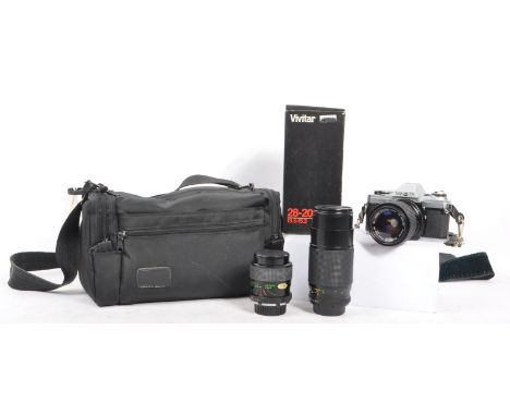 Minolta X7-A 35mm SLR Bundle 3 lenses, Autowinder, Flash, Bag 2024 FILM TESTED