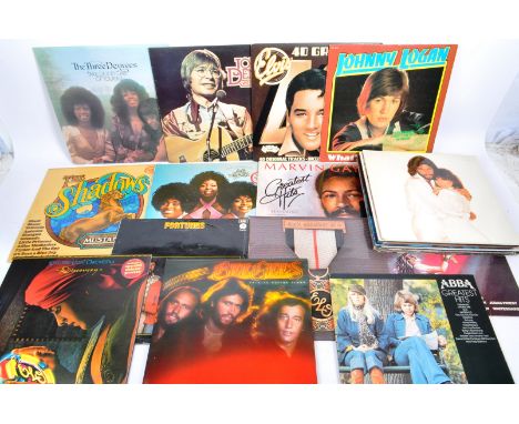 A collection of vintage 20th century LP long play 33rpm vinyl records. To include 70s - 80s that artists, ABBA, Axe Attack, B