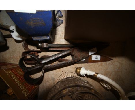 Two pairs of vintage sheep sheers