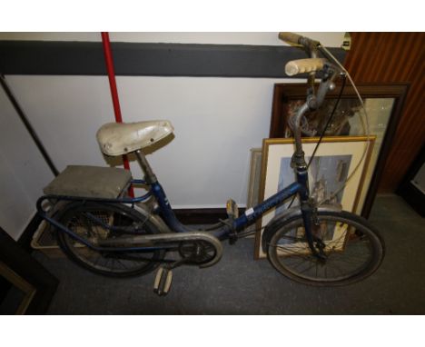 Vintage Stratton folding bicycle for restoration