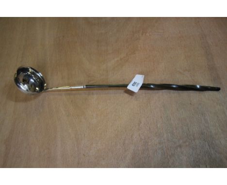 White metal and baleen toddy ladle