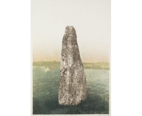 ALAN COX (b.1941) ARTIST SIGNED LIMITED COLOUR PRINT ?Stone II?, (28/50), dated (19)77 21? x 14? (53.3cm x 35.6cm) C/R- very 