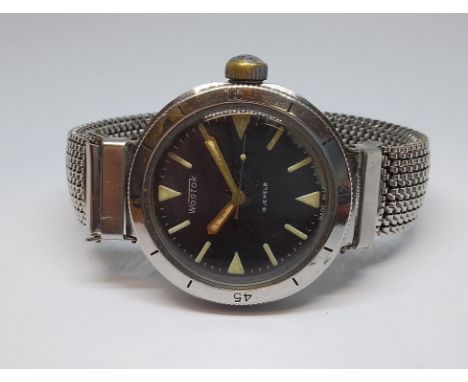 A vintage Soviet Union Vostok diver's watch, case diam. 38mm.&nbsp;Condition - appears in working order, however sold without
