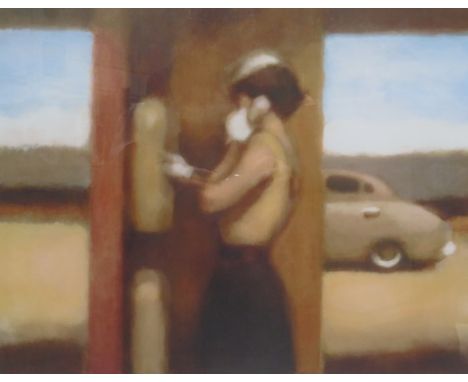 CHRIS BENNETT, FRAMED LIMITED EDITION PRINT- LONG DISTANCE, No 7/295 