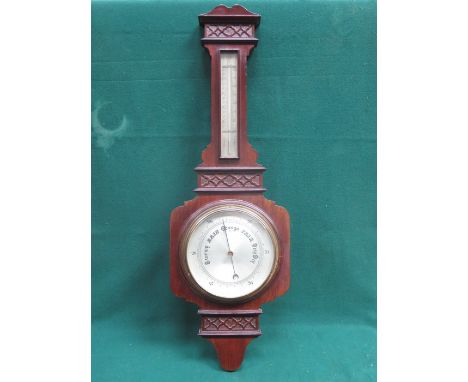MAHOGANY CASED BAROMETER 