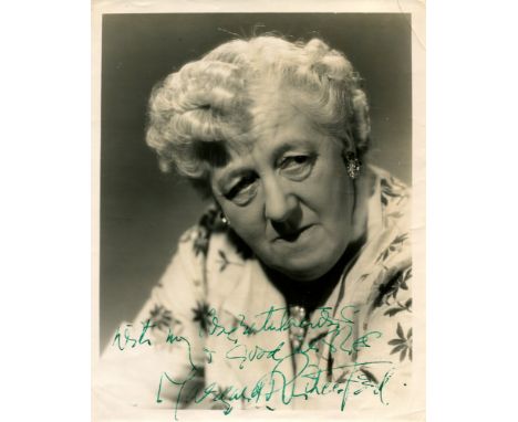 RUTHERFORD MARGARET: (1892-1972) English character actress, Academy Award winner for Best Supporting Actress in 1963 for her 