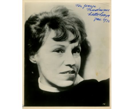 LENYA LOTTE: (1898-1981) Austrian actress, remembered for her role as the murderous and sadistic Rosa Klebb in the James Bond