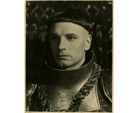 OLIVIER LAURENCE: (1907-1989) English actor, Academy Award winner for Best Actor in 1948 for his role as Hamlet, Prince of De