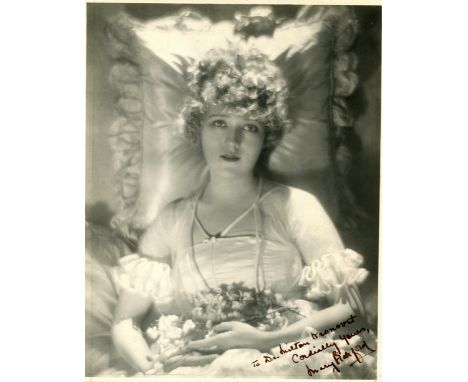 PICKFORD MARY: (1892-1979) Canadian-born American actress, Academy Award winner for Best Actress in 1928/29 for her role as N