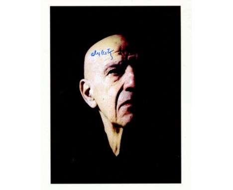KATZ ALEX: (1927- ) American Painter and Sculptor. Attractive signed 8 x 10 colour photograph, the image depicting the awarde