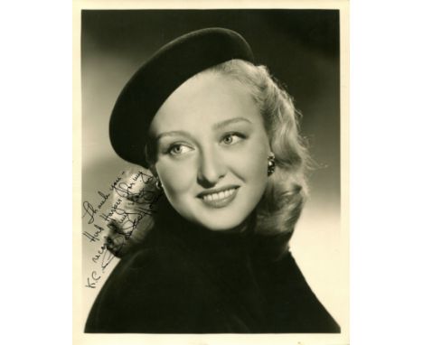 HOLM CELESTE: (1917-2012) American actress, Academy Award winner for Best Supporting Actress in 1947 for her role as Anne Det