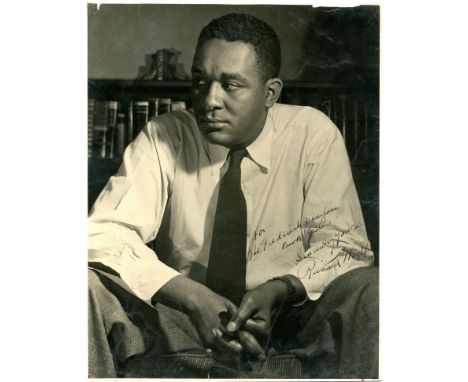 WRIGHT RICHARD: (1908-1960) American author whose literature largely concerns racial themes and the plight of African America