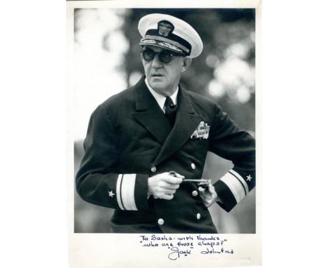 FORD JOHN: (1894-1973) American film director, Academy Award winner. A good vintage signed and inscribed 8.5 x 12 photograph 