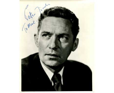 FINCH PETER: (1912-1977) English-born Australian actor, posthumous Academy Award winner for Best Actor in 1976 for his role a