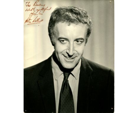 SELLERS PETER: (1925-1980) English actor and comedian, an Academy Award Best Actor nominee. Vintage signed and inscribed 8 x 